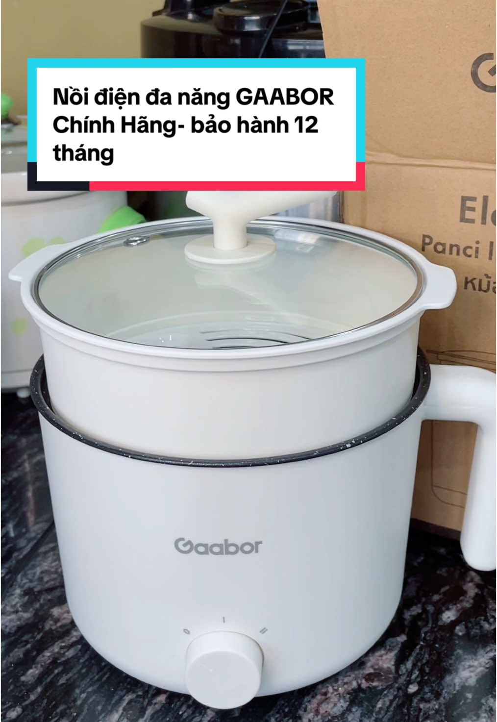 Nồi điện đa năng GAABOR  Chính Hãng- bảo hành 12 tháng nấu lẩu nấu canh, hầm canh hấp rau đa năng tiện dụng #gaabor #noidiendanang #noilaudanang #noilau #chinhhang #xuhuong  @Gia Dụng Coco 