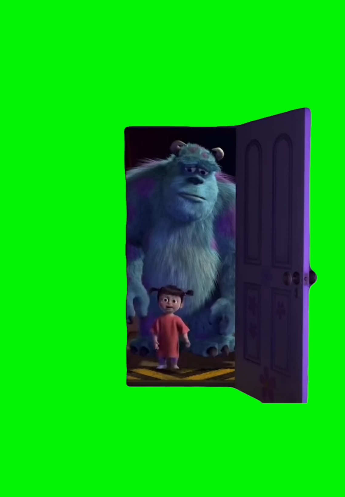 Monsters, Inc. Door | Green Screen #monstersinc #pixar #disney #meme #memecut #capcut #viral #foryou #fyp 