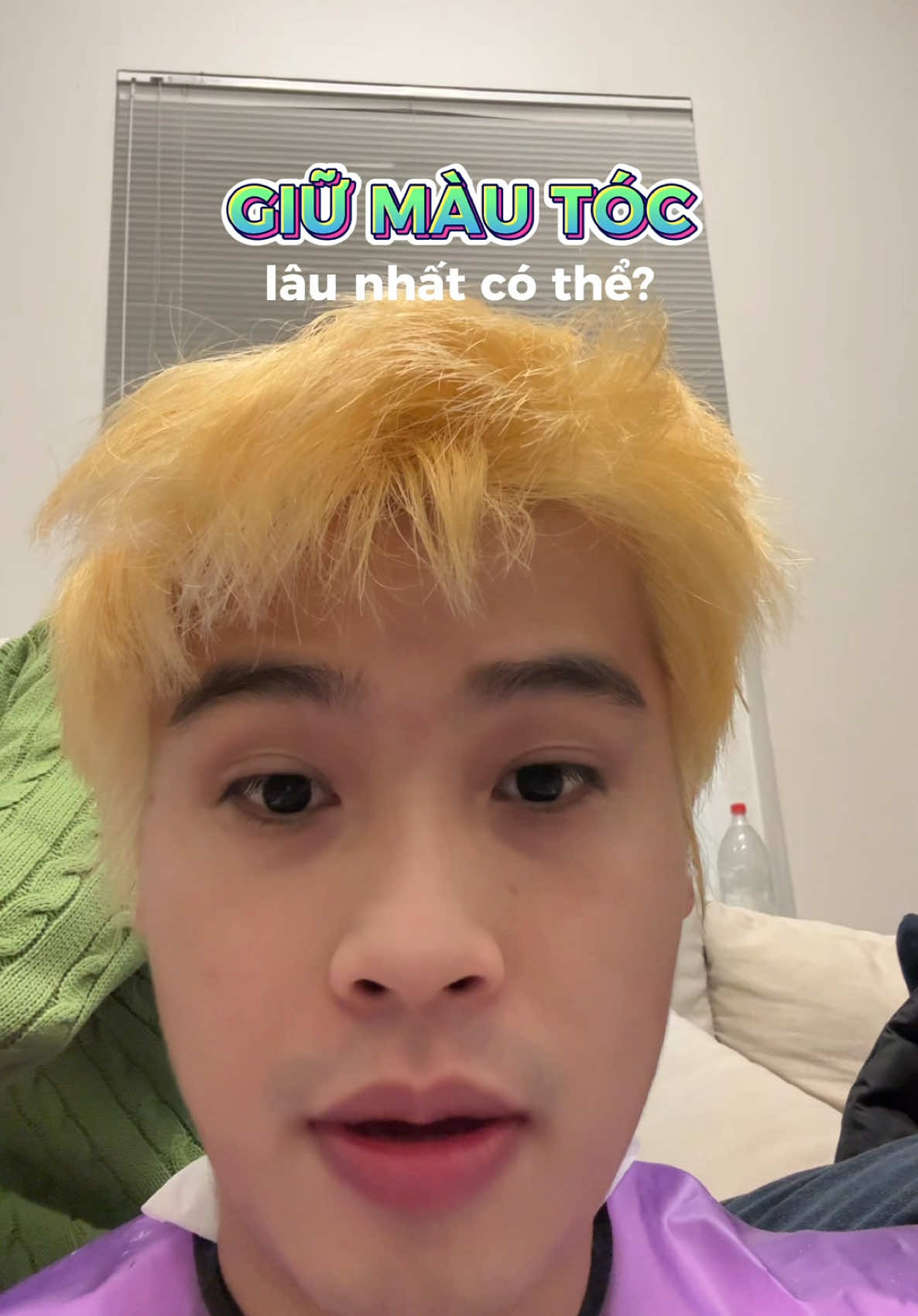 Tôi đã giữ màu tóc tẩy lâu như thế nào? #haircare #LabNature #colored #daugoitim #tips #LearnOnTikTok #tet 