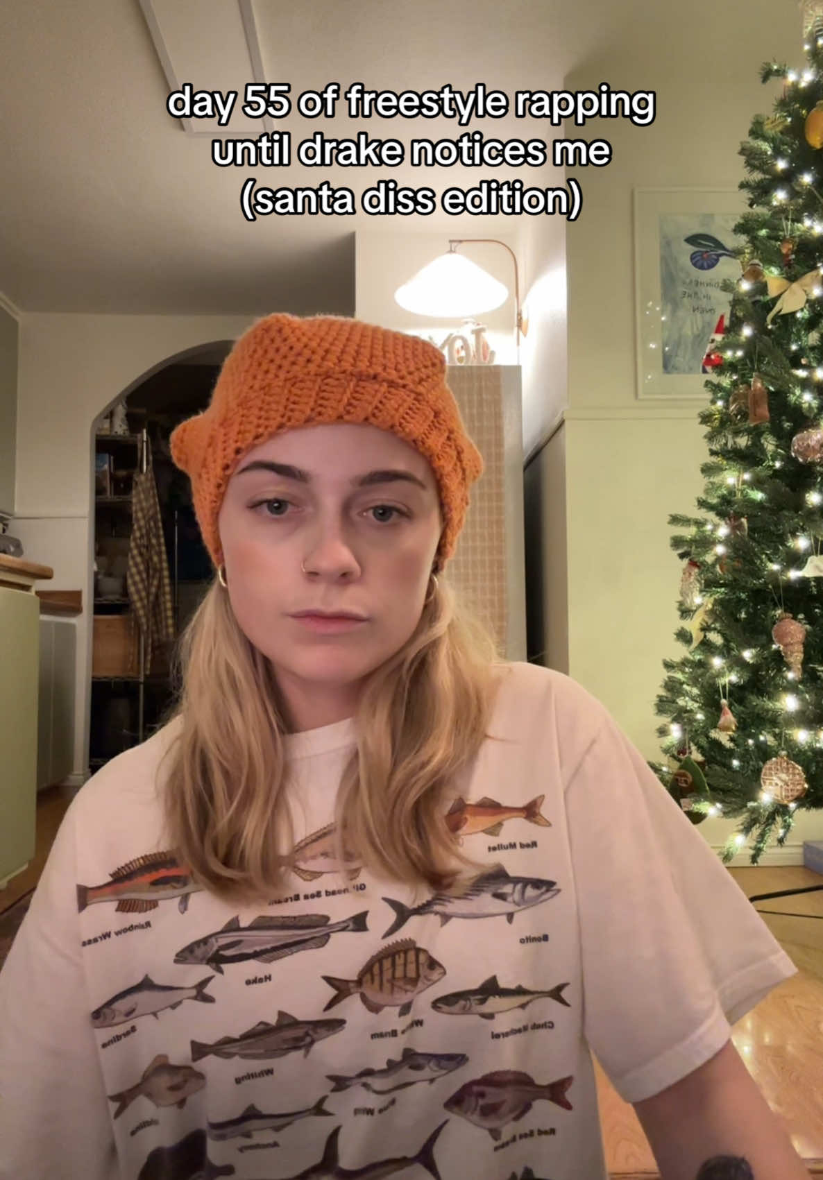 BYE BYE SANTA✋✊✋✊  . #fyp #foryou #foryoupage #fypシ #rap #rapmusic #rapartist #femalerapper #femalerappers #rapper #rapfr #womenempowerment #womensupportingwomen #drake #champagnepapi #explorepage #explore #christmas #christmasdecor #santa 
