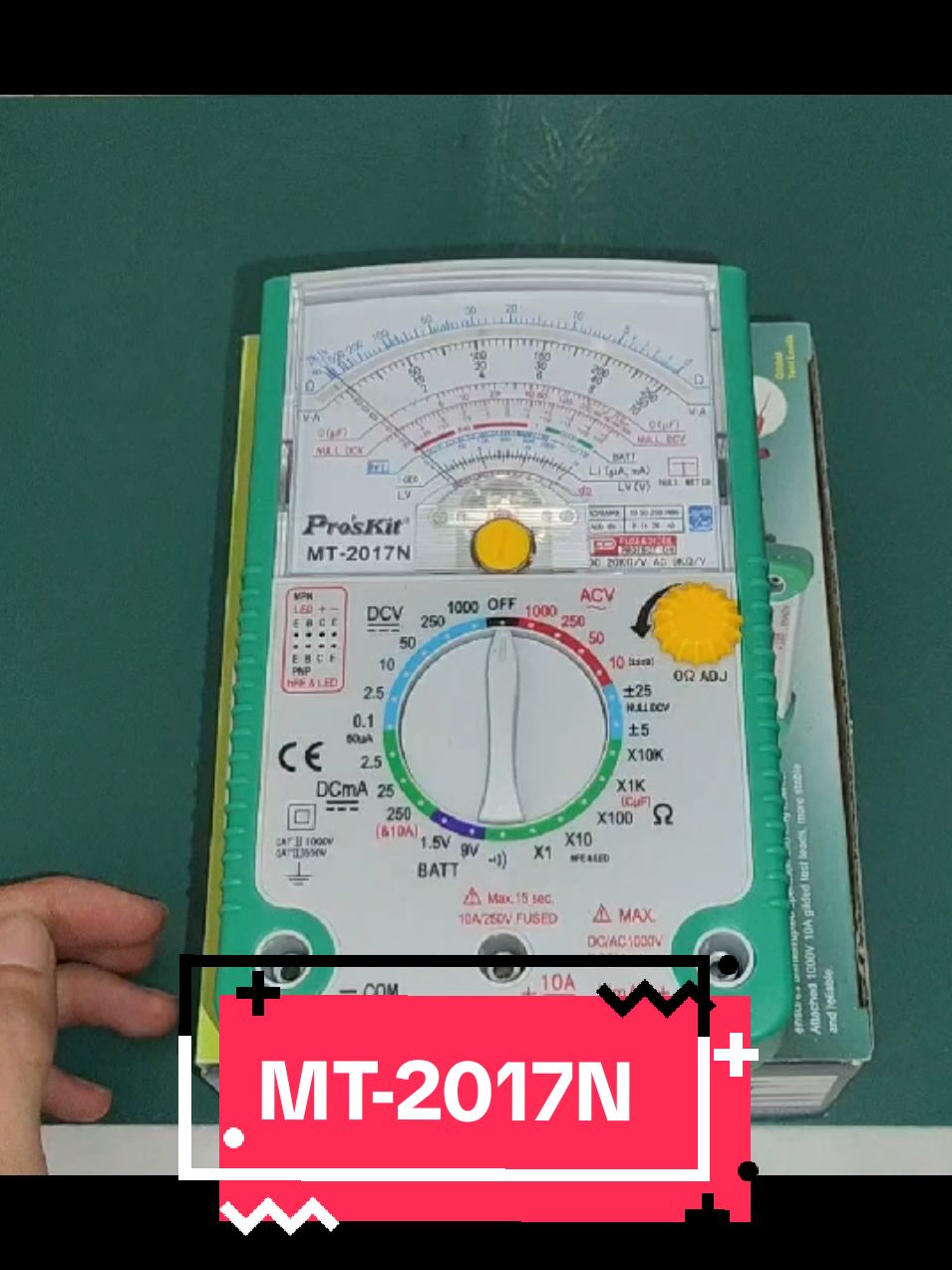 đồng hồ đo điện kim prokit mt-2017n #donghododien #mt2017n 