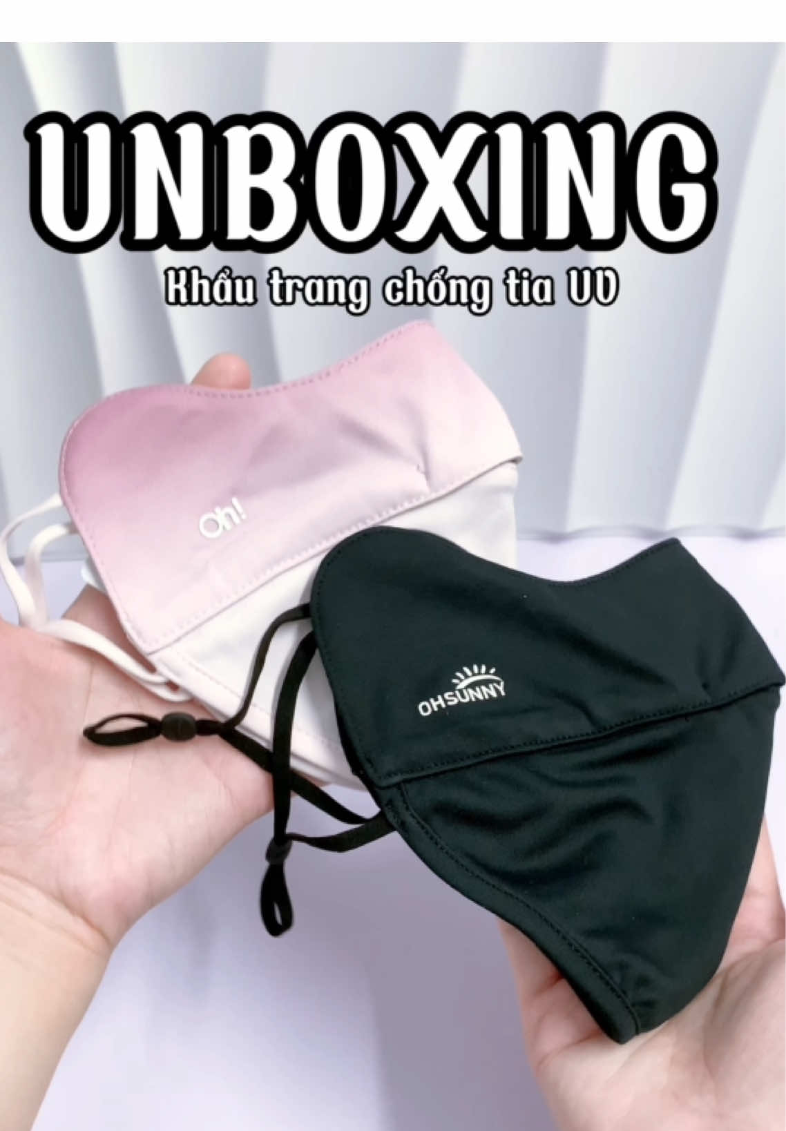 Khẩu trang chống nắng, tia UV, đeo mát mặt lắm í 🫶 #khautrangchongnang ##khautrangchongtiauv #viral #lamdep 