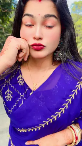 আদরে সোহাগে মনটা ভরে দেবো রে💙Sari:@অর্পিতা 