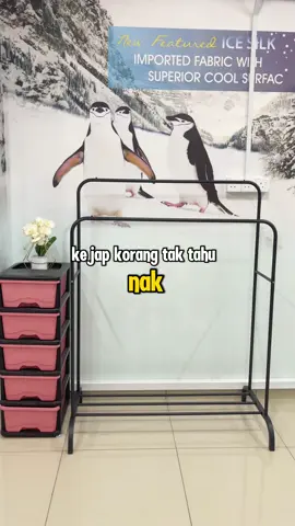 Ada rak ni nak gantung baju banyak banyak pon takde masalah dan rak ni tahan lasak tau🤗🤗jom grab sekarang🤭🤭#homefever #hargakawkaw #biarbetul🤔🤔 #hargaspesial 