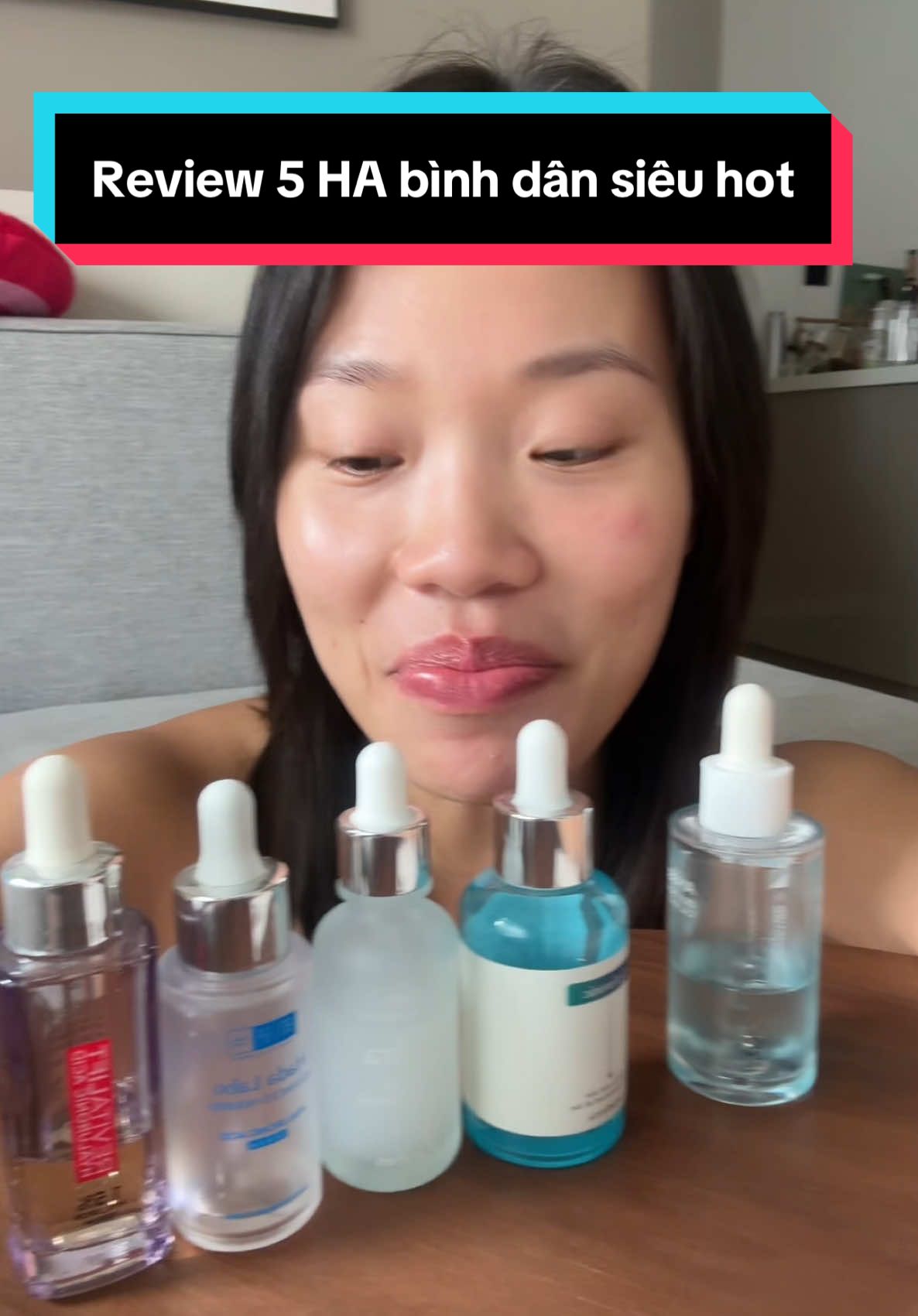 Review 5 serum HA siêu hot gồm : HA Loreal, HA 9wishes, HA Labonita, HA Beyond, HA Labonita #LuciaTrinh #duongda #serumha #lamdep #duongda 
