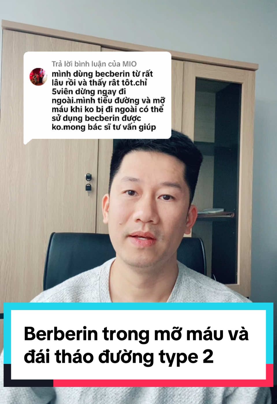 Trả lời @MIO #bsvuhuyhien #xuhuongtiktok #bshientieuhoa #Berberin #momaucao #dieutrimomau #dieutritieuduong #daithaoduong #thuoctieuduong #viralvideo 