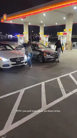 The real flex? We got these Benzes all on our own! Since my last video like this of myself hit 2 million views, I had to remake it, but this time with my twin sister! Hope y’all love this one! 💋✨ @Shay🫶🏾 @Kaylee & Shaylee #fyp  #xzybca #twins #mercedesbenz   