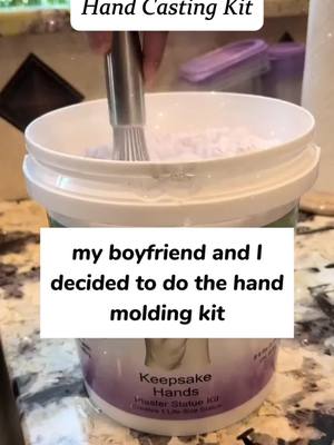 How to do a DIY couples holding hand casting kit. So satisfying!
