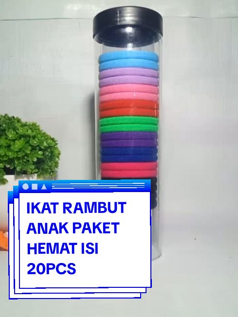 PAKET HEMAT IKAT RAMBUT ANAK ISI 20PCS,,udah free toples yaa #ikatrambut #ikatrambutanak #warnamenarik #murah #murahbanget #fypシ゚viral #fyp #lagiviral 