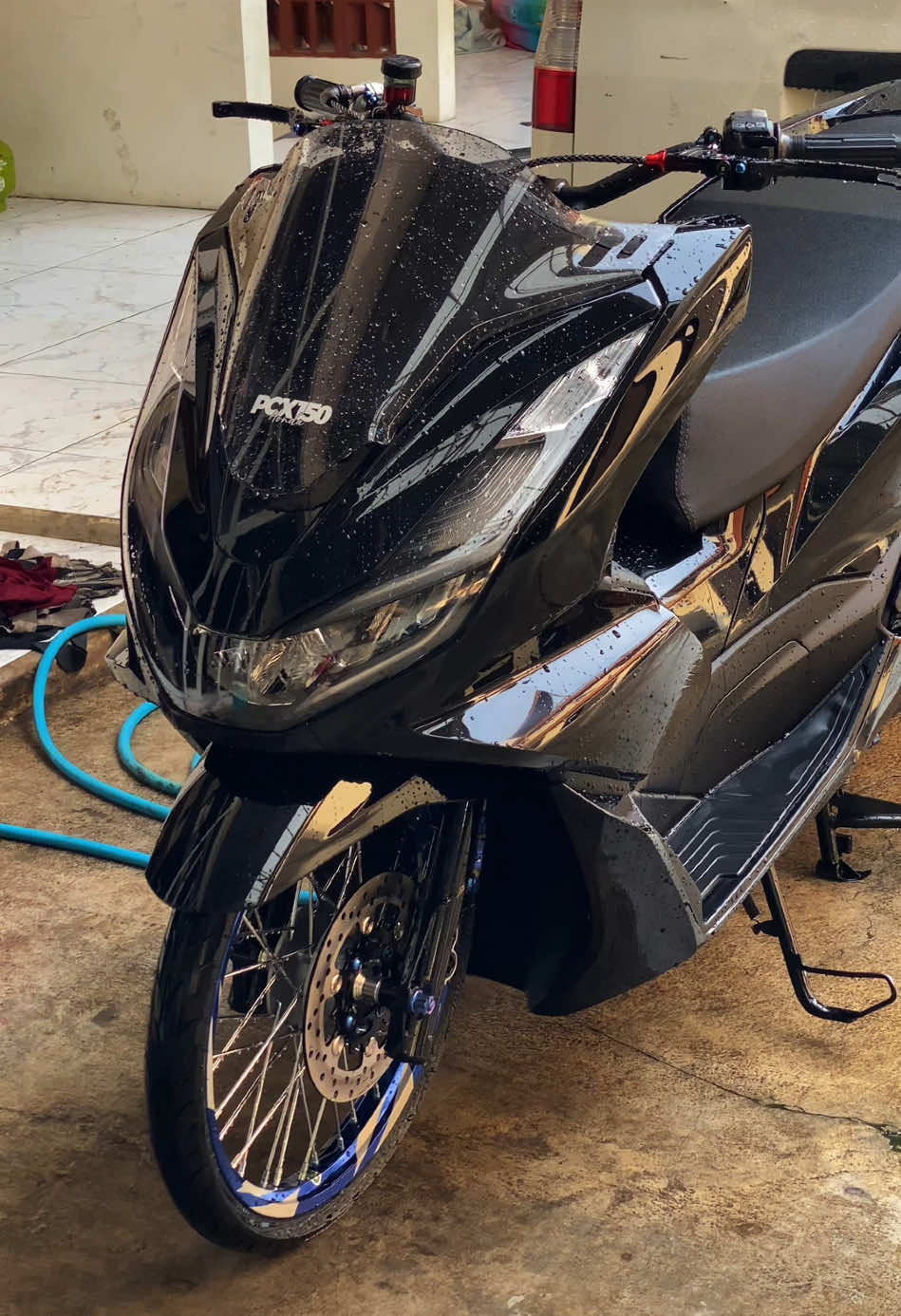 nyuci motor udah kaya minum obat 3x sehari😭 #pcx160ล้อ17แต่งสวย #pcx160 #fyp 