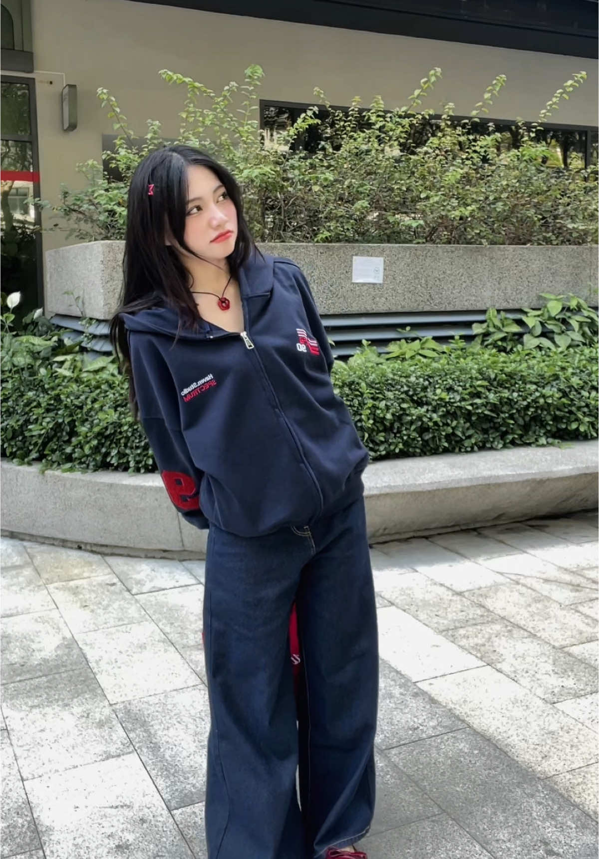 Nỉ chân cua nên khỏi sợ xù lông 😎 #havenstudio #hoodiezip #outfitcheck #fitcheck @Haven Studio 