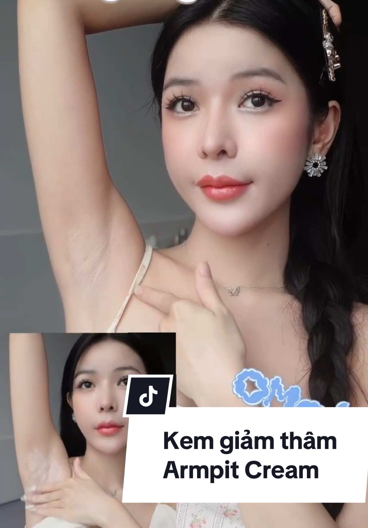 Cải thiện nách thâm đón xuân thôi mấy chị ơi 💕😝😝 #armpitcream #kemgiamtham 
