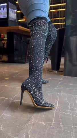Rhinstone colorful stretchy over knee boot#viralboots #trendyboots #womenboots #blingblingbling #overthekneeboots #bootsforwomen #partyshoes #womenshoes #tiktokshopnewyearnewaura #tiktokshoplastchance #spotlightfinds 