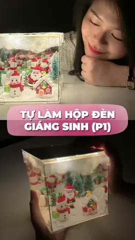 Tự làm hộp đèn giáng sinh tráng gương #hopdengiangsinh #hopdennoel #christmas #giangsinh #noel #quatangnguoiyeu #quatangbanbe #quatangbangai #NgocZuna #DIY #handmade #GocSangTao #xuhuong