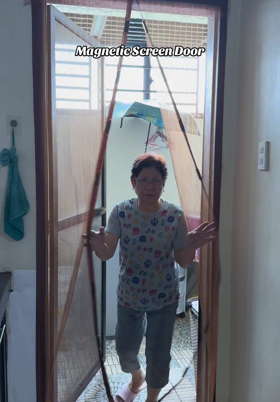 Goodbye sa mga insekto may screen door na kami! 😊 #screendoor #magneticscreendoor #magneticscreen 