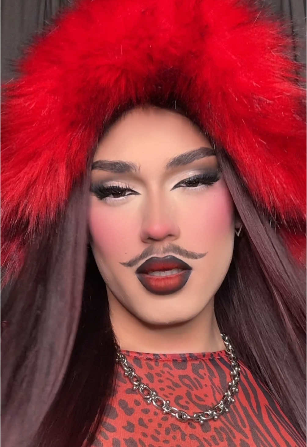 ❤️‍🔥 #makeuptutorial #tutorial #makeup #extraglam #fullglam #drag #dragqueen 