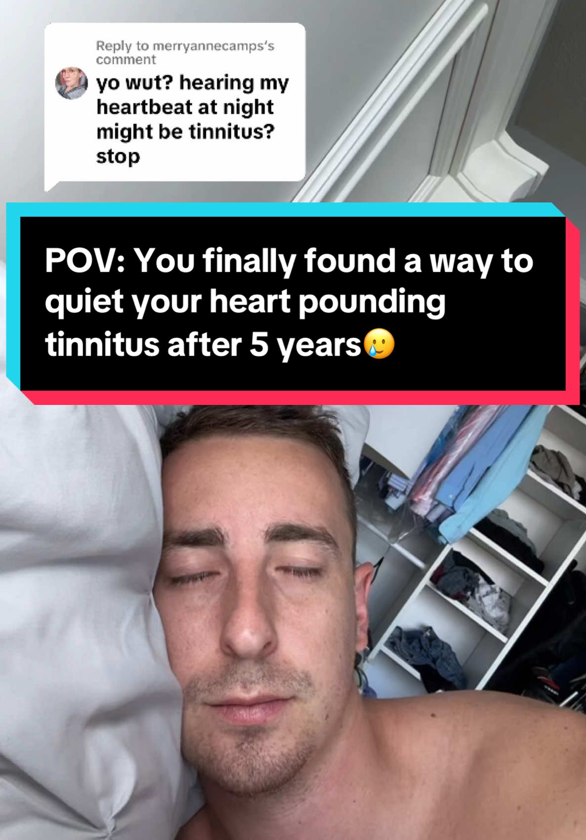 Replying to @merryannecamps I used to accept this was the norm until TikTok helped me figured out it wasn’t 🥲 #tinnitus #heartpounding #ringing #pulse #tiktokfinds #tiktokshop #tiktokholidays  