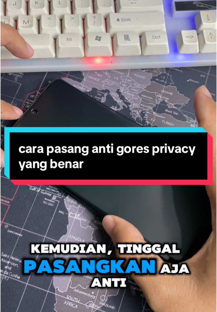 cara pasang anti gores provacy #carapasangantigoreshp #pasangantigoresprivacy #antigoresmurah #antigoresceramic 