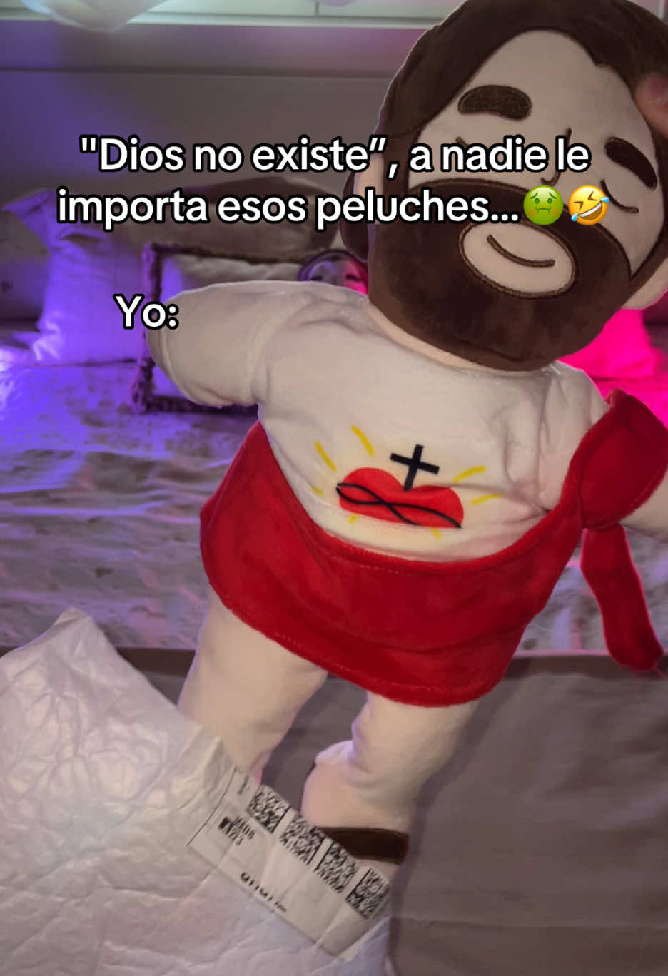 Podéis conseguir nuestro peluche de Jesús que respira en nuestra web🥹🙏🏻 #jesus #peluche 