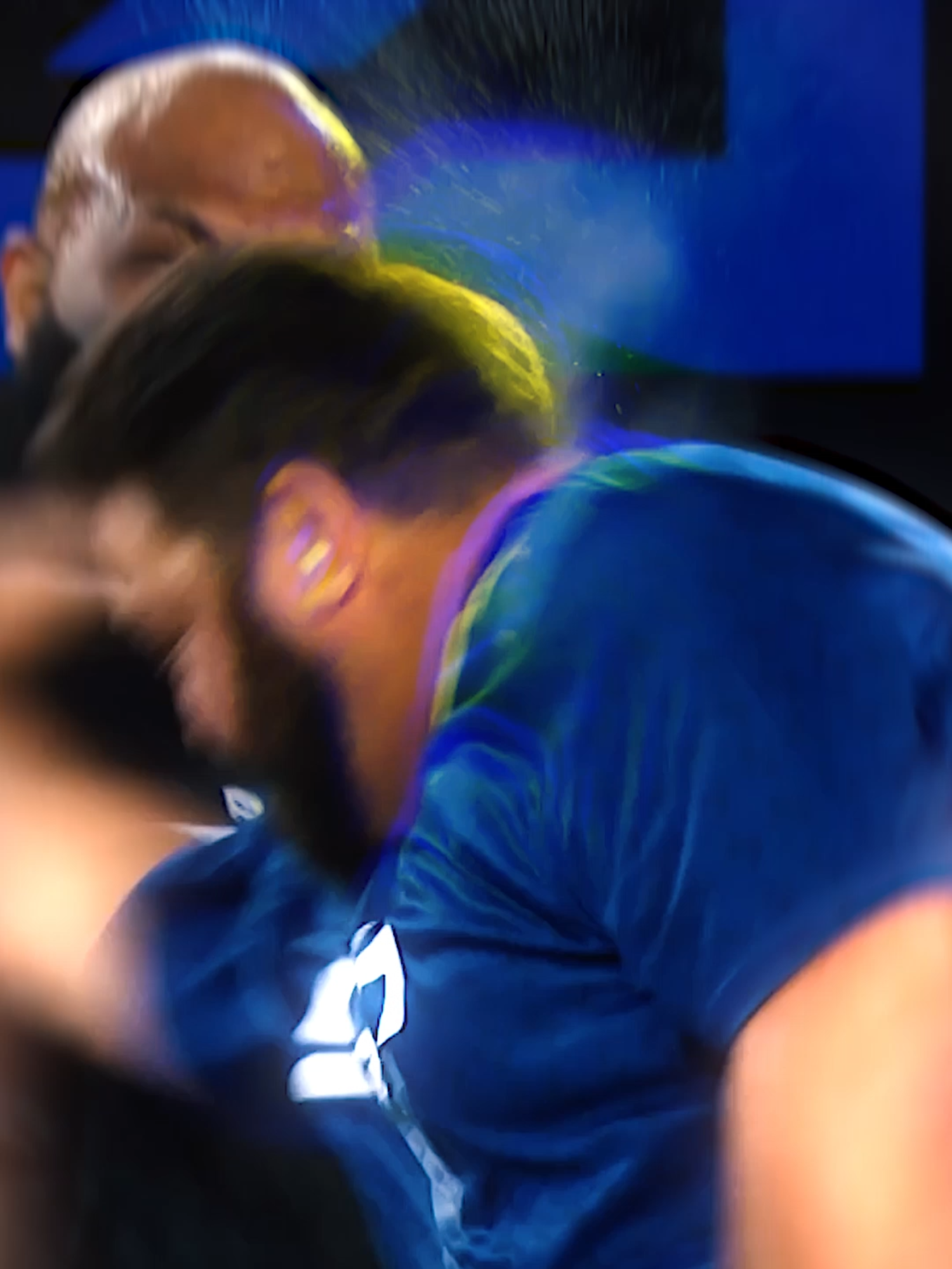 These two can eat anything 🗿 Da Crazy Hawaiian and Damien Dibbell earn chin of the year 🍽️ #slap #powerslap #UFC #WWE #fyp #awards #eat