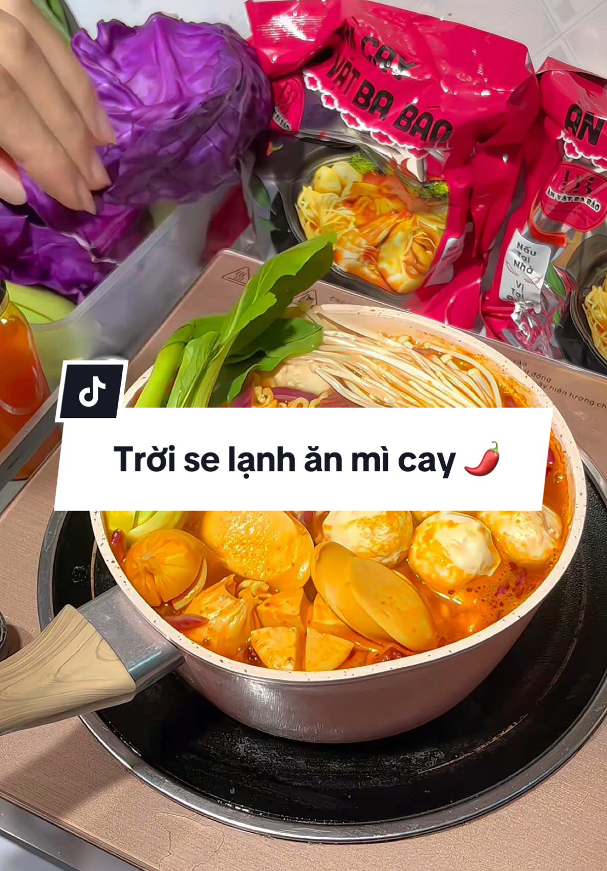 Thời tiết này rất cần món vừa cay vừa nóng lunnn 🤭🌶️#kunmereview #review #micay #mycaybabao #babao#banataitiktok #LearnOnTikTok #ancubgtiktok 