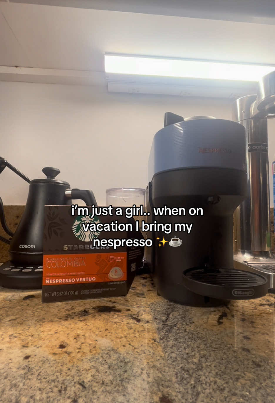 my nespresso goes where i go @Nespresso #nespresso #imjustagirl #nespressovertuo  