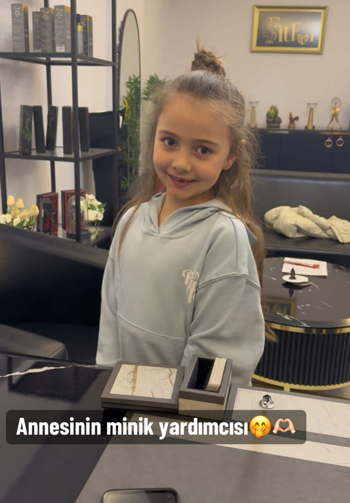 Büyüdüğünde yerimi alacak belli oldu😆 #gününvideosu #kızlar #çocuk #komik #bursa 