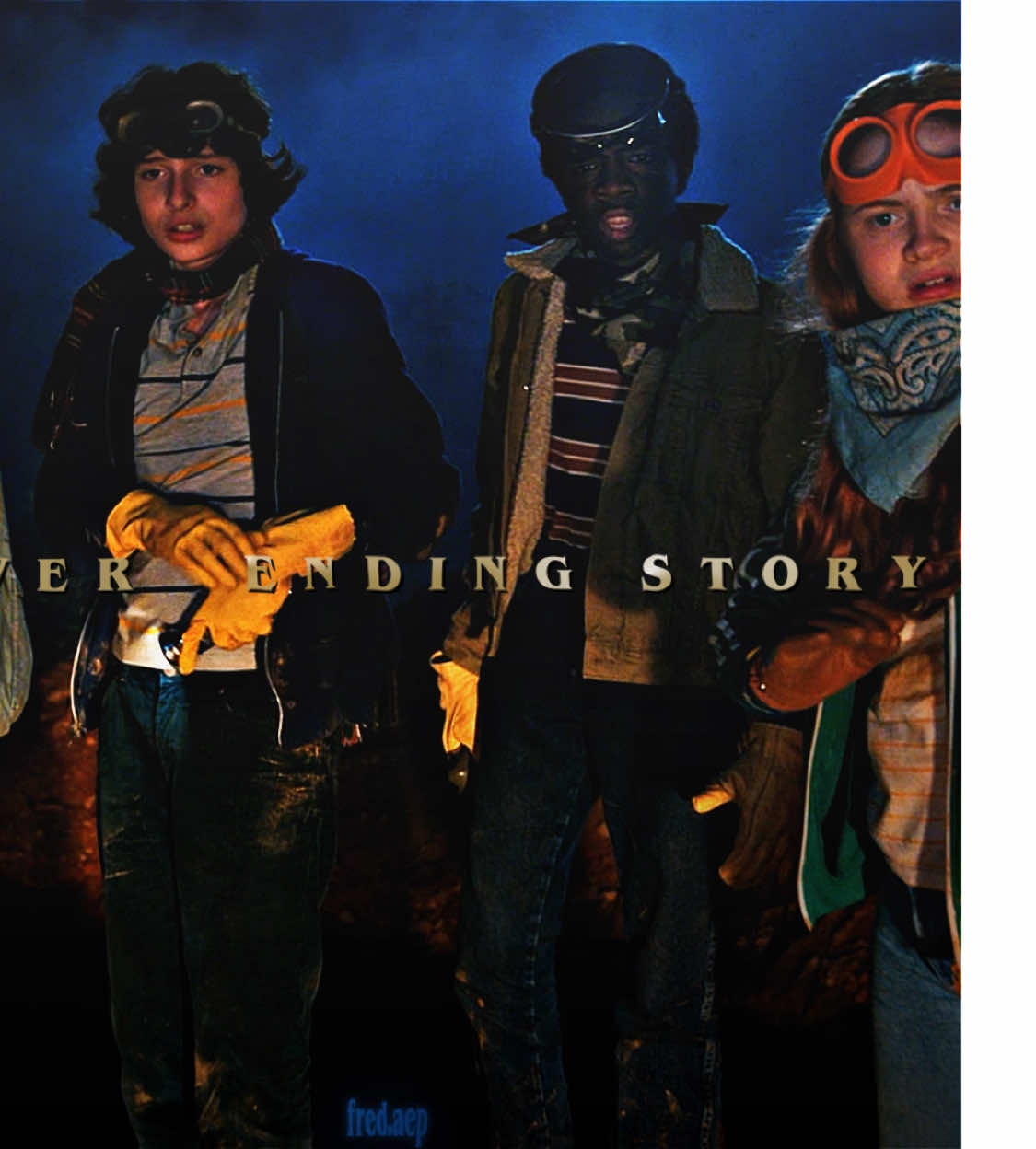 It was supposed to be a never ending story #strangerthings #neverendingstory #strangerthingsedit #dustinhenderson #maxmayfield #lucassinclair #mikewheeler #willbyers #eleven #suziestrangerthings #strangerthings5 #strangerthings3 