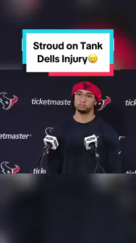 This guy is so likable🥹 #nfl #nflfootball #nflcontent #stroud #tankdell #tankinjury #mlfootball