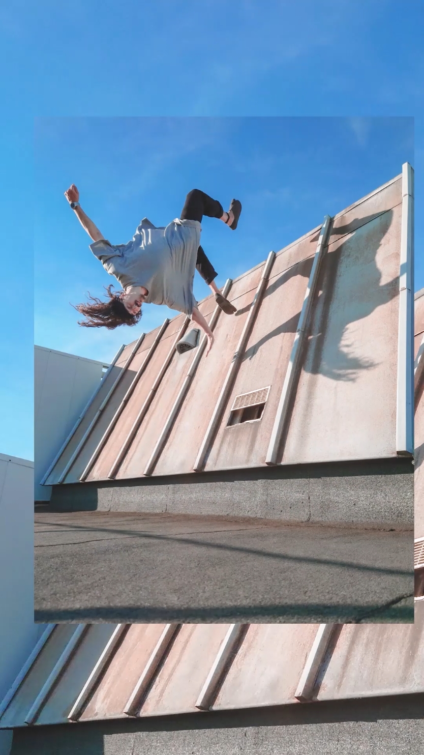 Be water my friend #parkour #professional #paris 