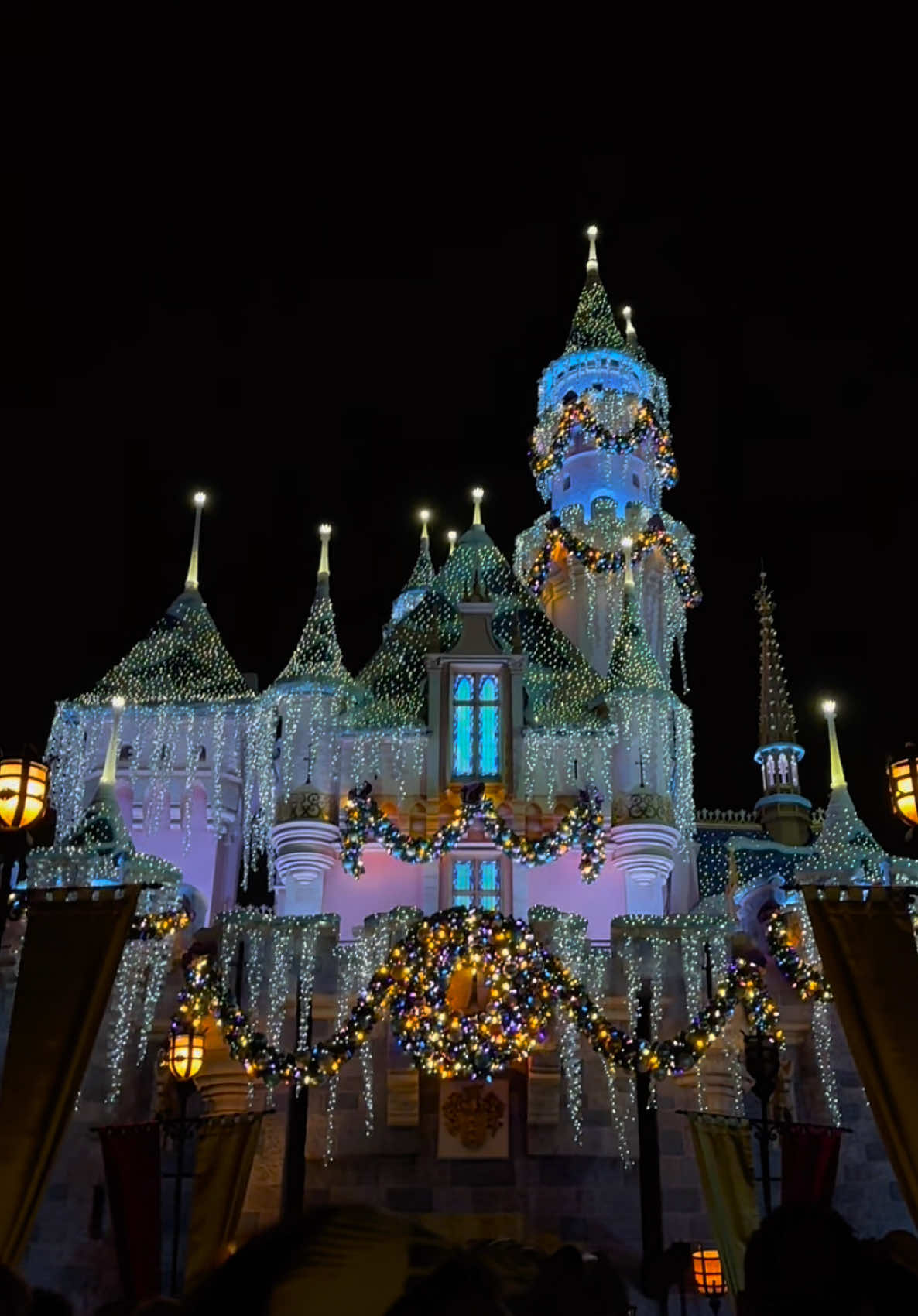 Christmas at Disneyland 🏰#holidaylights #lights #christmas #christmastiktok #MomsofTikTok #daughtersoftiktok #fyp #disney #disneyland #sonsoftiktok #christmaseve 