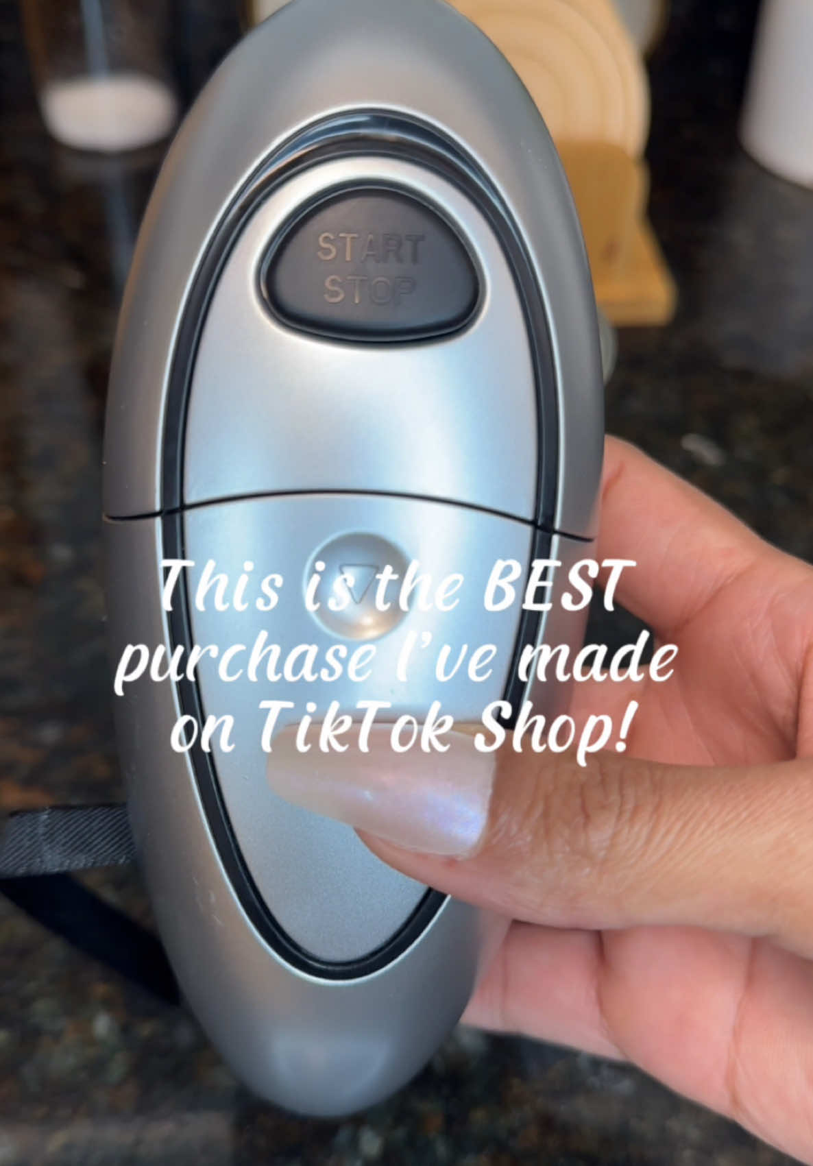 This is hands down the best purchase I’ve made on TikTok Shop! 🥫✨ Effortless, safe, and so easy to use—just press the button, and it does all the work. No more struggling with cans! Perfect for anyone who loves convenience in the kitchen. Get yours now and thank me later! #canopener #kitchenacessories #fyp 