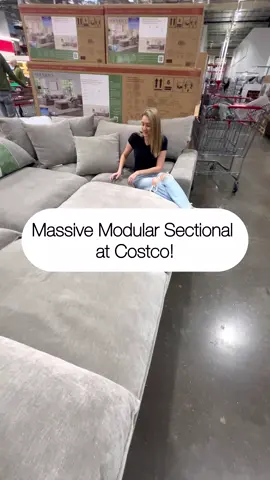 Massive cozy sectional at Costco!