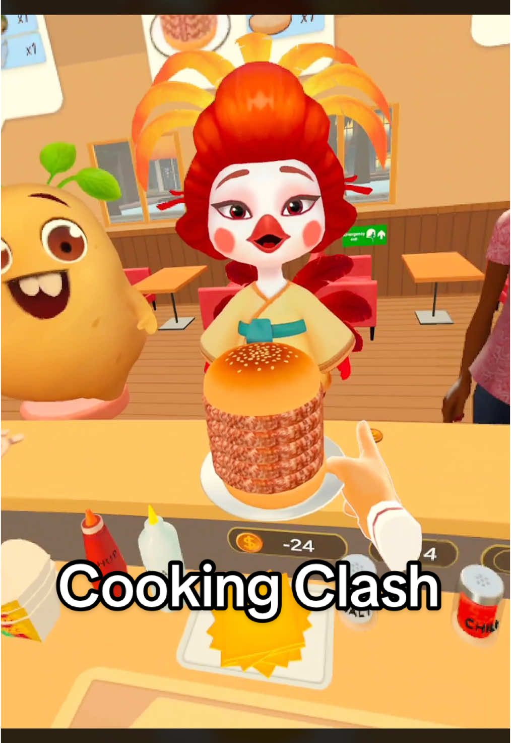 Check out Cooking Clash at the linkin my bio! #cookingclash #meta #quest2 #quest3 #cookingsimulatorvr 