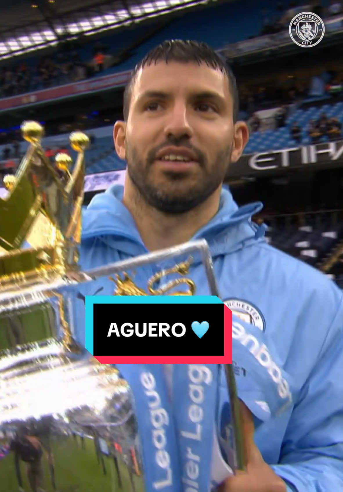 A special @Premier League send off for @Sergio Agüero 🩵 #mancity #aguero 