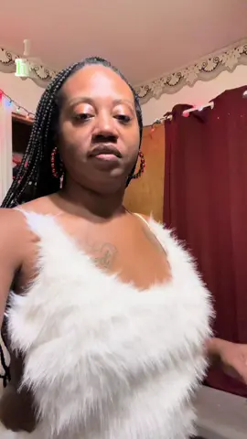 Winter is for Fur ❄️ #dresses #winter #birthdaydress #allwhite #ootdinspo #holidayfashion #girlies #fashiontiktok #fauxfur #fur #creatorsearchinsights 