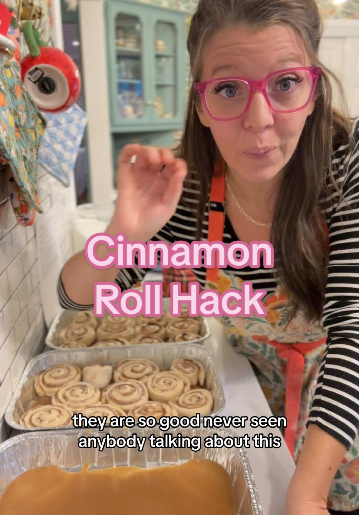 My family has been doing this my whole life but apparently some people have never heard of it. #cinnamonrollhack #cinnamonroll #cinnamonrollrecipes #cinnamonrolls 