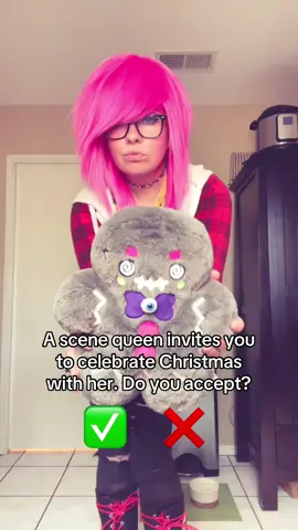 I hope those of you who dont get to celebrate with people who understand you get some joy out of this. Happy holidays!! #scene #scenekid #scenequeen #rawrxd 