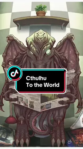 Cthulhu to the world #christmas #singing #song #horror #horrortok #parody #cthulhu #holiday