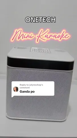 Replying to @julyneshop VERY NICE TALAGA NG SOUND! KTV NO MORE ✨  Worth it ang pagbili mo nito. Check this out!  #minikaraoke #minikaraokemicrophone #minikaraokewithmic #minikaraokeset  #bluetoothspeaker #onetech #fyp #fypシ 