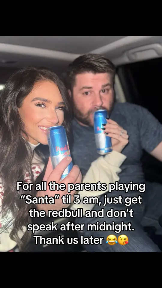 Listen, we have been there. We have cussed each other at 3am. We have went to bed angry over a dang play kitchen. It is not worth it. You are tired. You are overstimulated. You are overwhelmed. Take everything with a grain of salt, get the dang job done, and go to sleep! Those babies may bot remember that play kitchen, but they will remember their mommy and daddy loving on them and having enough energy to play all day! Just get the redbull, dont talk after midnight, get it done, and go to bed 😘 #mom #MomsofTikTok #christmas2024 #fyp #westvirginia #wvgirl #christmas #santa #playingsanta #redbull #parentsoftiktok #parents #tiredparents 
