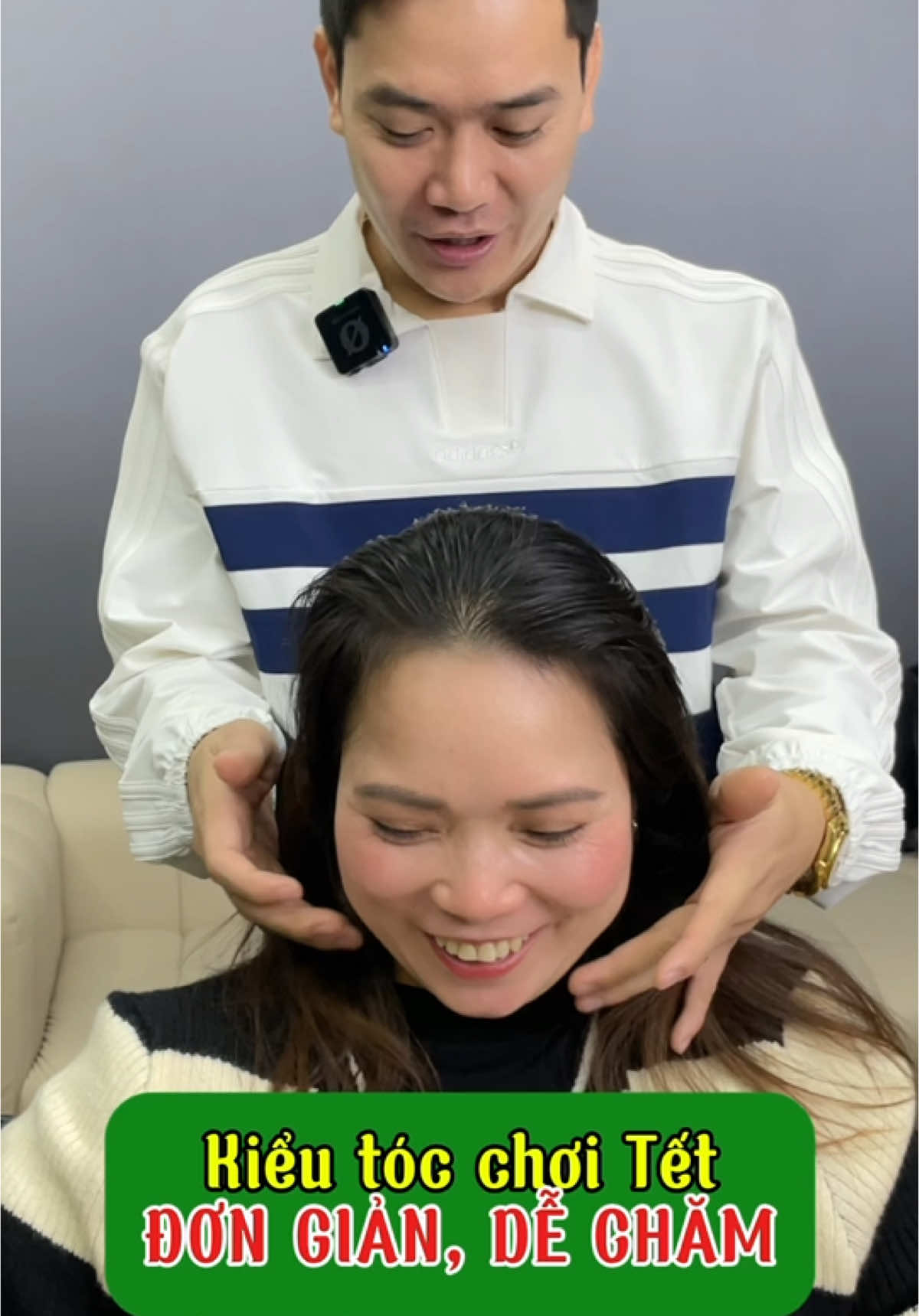 Kiểu Tóc đơn giản dễ chăm sóc dành cho khuôn mặt tròn trán cao #theanh28 #1900hairsalon #hientoc #daugoi 