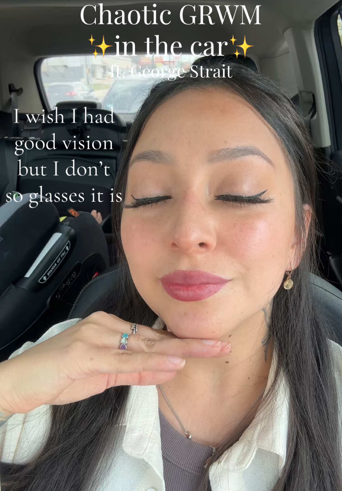 I need to stock up on this lip stain 😭😭 #Love #greatfinds #lips #lipstain #grwm #sahm #chaotic #georgestrait #makeup 