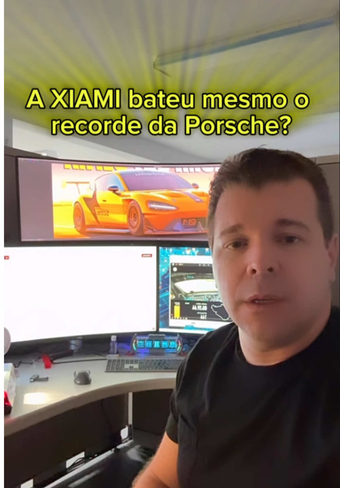 XIAOMI vs Taycan - Será que a Porsche perdeu pra chinesa? #xiaomi #porache #taycan #nurburgring #carro #baixo #exclusivos 