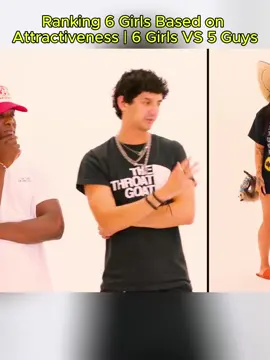 Ranking 6 Girls Based on Attractiveness | 6 Girls VS 5 Guys #fyp #guys #foryour #girls #boy #dates #tinder #Ranking #Attractiveness #Based