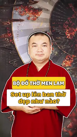 Thiết trí ban thờ gia tiên men lam #anlocquy #banthodep #phongthuy #tutho #banthoongdia #banthogiatien #banthothantai #amaiagency 