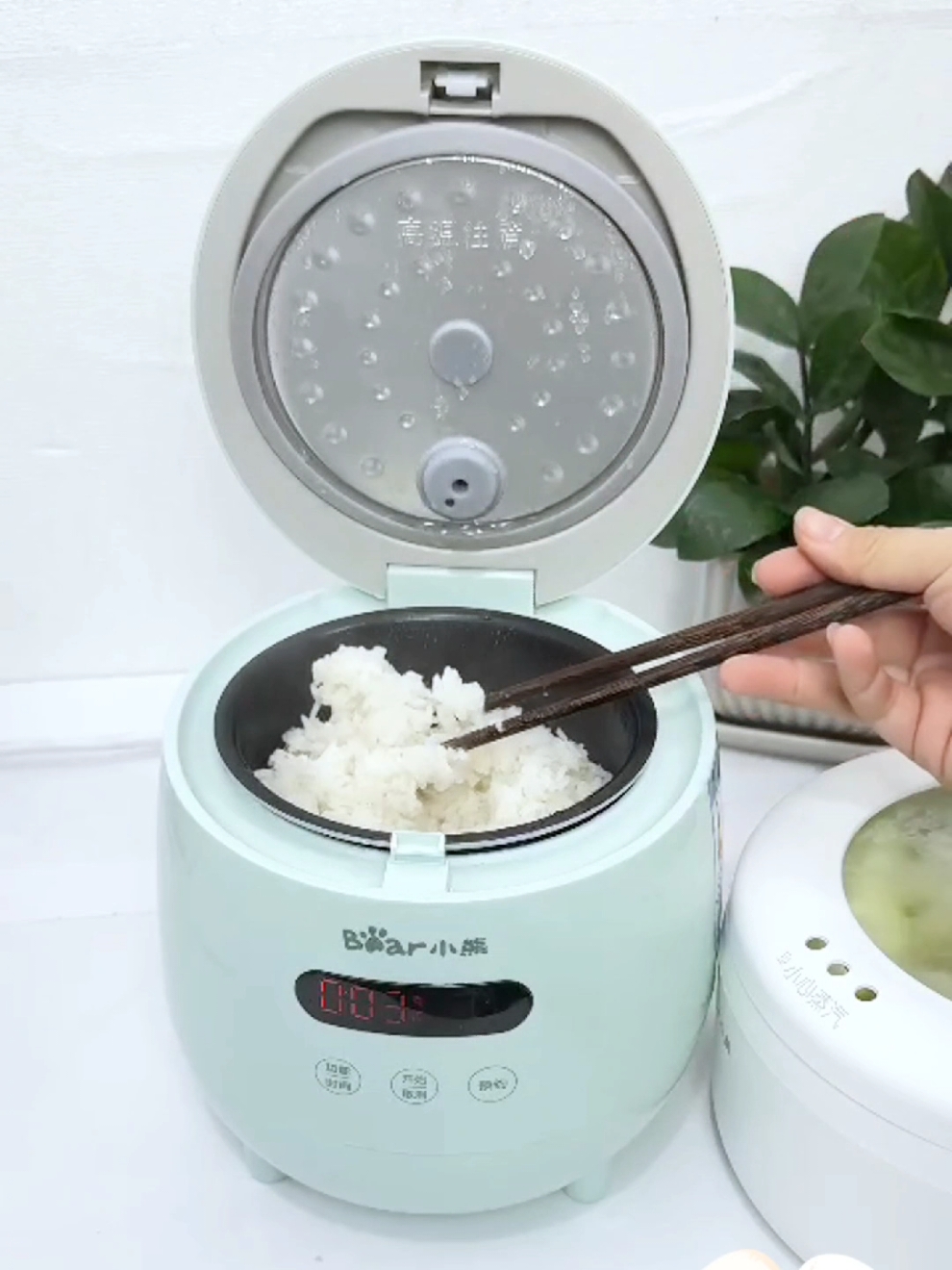 Nồi cơm điện đa năng Bear B12L5, dung tích 1.2L, nhiều chế độ nấu #noicomdien #noicomdienmini #dogiadung #bearstorevietnam 
