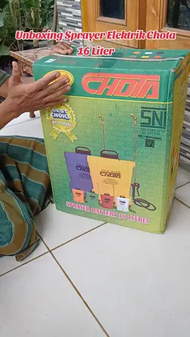 #unboxing sprayer elektrik chota 16 liter#bismillahfyp #tetapsemangat💪💪 