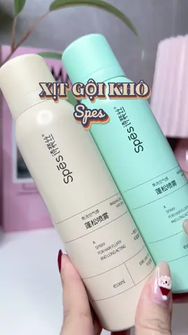 Dầu gội khô spes dành cho bạn nào tóc dầu hay bết tóc. #daugoikho #xitgoikho #spes #viral #xuhuong 