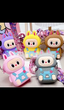 Labubu Silicone Bag #siliconebag #rubberbag #labububag #labubu #cutebag #bagforkids 